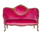 (image for) Victorian Medallion Back Sofa - Walnut