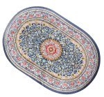 (image for) Woven Oval Throw Rug - Turkish