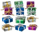 (image for) Metallic Wrapped Gifts 12pc