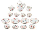 (image for) Coral Pansy Coffee Set 17pc