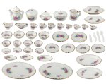 (image for) Floral Tableware / Dishes Set 50pc