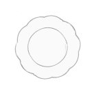 (image for) Clear Salad Plates 12pc