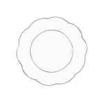 (image for) Clear Salad Plates 12pc