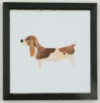 (image for) Basset Hound Framed Picture