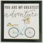 (image for) Framed You Are My Greatest Adventure Bicycle Picture