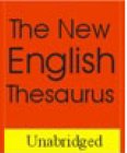 (image for) The New English Thesaurus Discontinued