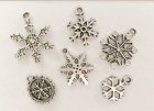 (image for) Assorted Snowflake Ornament Silver 3pc