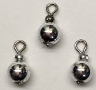 (image for) Shiny Silver Ball Ornament 3pc