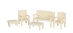 (image for) 1/2in Scale Garden Set - 5pc - White