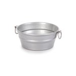 (image for) Round Metal Washtub w/ Handles