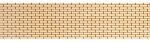 (image for) 1/2in Scale Brick Siding - Unfinished Wood 2pc