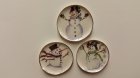 (image for) Snowman Platters 3pc Set