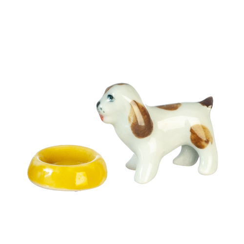 (image for) Cute Puppy With Bowl