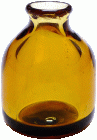 (image for) Round Amber Glass Iodine Bottle