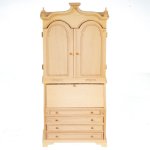 (image for) Chinoiserie Secretary Desk - Unfinished