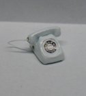 (image for) White Rotary Style Telephone