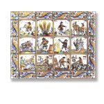 (image for) Farm Life Bordered Collage Picture Mosaic Tile Sheet