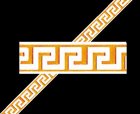 (image for) Egyptian Glyph Gilded Faux Plaster Ceiling/Wall Molding