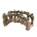 (image for) Arched Log Garden Bridge w/ Ivy