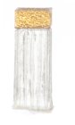 (image for) Clear Tall Ribbed Empty Perfume Bottle