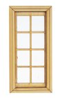 (image for) 8 Light Casement Working Single Dollhouse Window