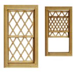 (image for) Diamond Single Working Single Dollhouse Window