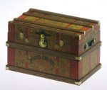 (image for) Lithograph Wooden Trunk Kit Dolls Trunk