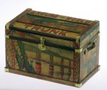 (image for) Lithograph Wooden Trunk Kit Around the World