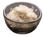 (image for) Rice in Glass Bowl