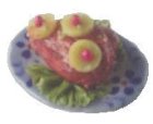 (image for) Ham Topped with Pineapple & Cherry