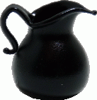 (image for) Glass Pitcher w/ Handle - Black