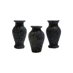 (image for) Granite Textured Glass Vases 3pc