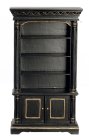 (image for) Fancy Black & Gold Bookcase Cabinet