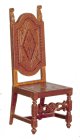 (image for) Spanish High Back Side Chair - Walnut