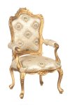 (image for) French Louis XV Gilded Fauteuil Armchair