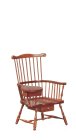 (image for) Comb Back Windsor Armchair w/ Drawer and Writing Table - Walnut