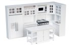 (image for) Modern Kitchen Set - White - 8pc