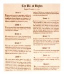 (image for) Bill of Rights Document