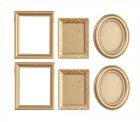 (image for) Assorted Gold Frames 6pc