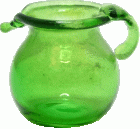 (image for) Green Glass Pitcher