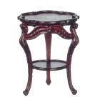 (image for) Fancy Round Coffee Table - Mahogany