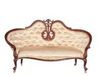 (image for) Victorian Sofa Champagne & Walnut