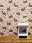 (image for) Spring Bunny Dollhouse Wallpaper 3pc