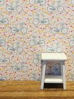 (image for) Spring Bicycle Dollhouse Wallpaper 3pc