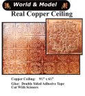 (image for) Floral Design Copper Ceiling