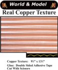 (image for) Large Horizontal Lined Copper Texture