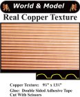 (image for) Narrow Horizontal Line Copper Texture