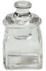 (image for) Square Glass Jar w/Glass Top