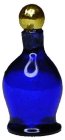 (image for) Short Cobalt Blue Glass Decanter