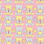 (image for) Wallpaper Mini Bears 3pc